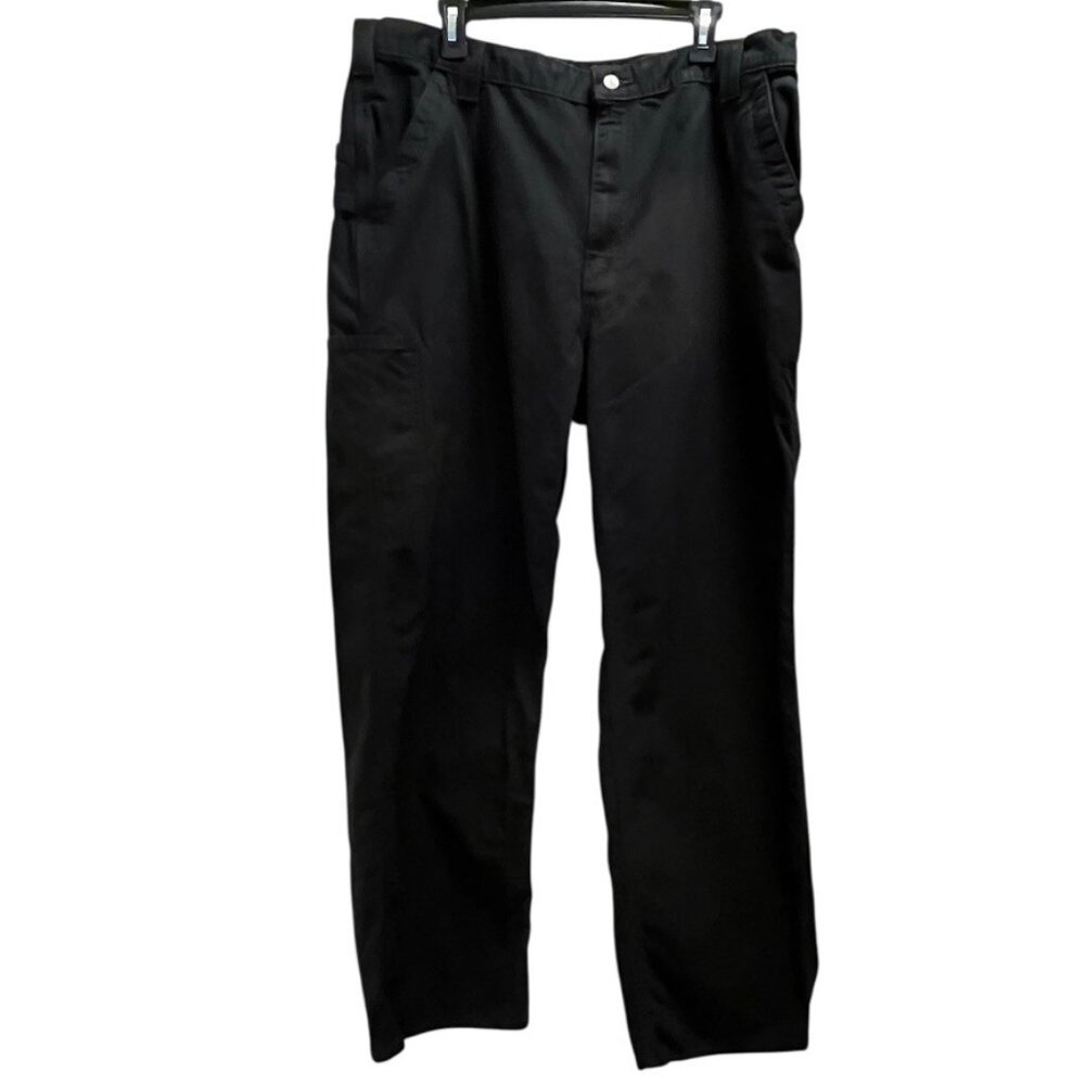 Carhartt Men's Black Utility Carpenter Pants Loose Fit Measures 38" x 29.75"